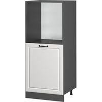 Armario para horno empotrado R-Line, Blanco casa de campo, 60 cm, Vicco