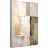 Tableau Moderne, Abstraction moderne beige,20x30