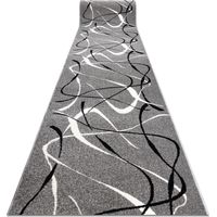 Tapis de couloir SILVER CHOCO gris 100 cm grey 100x570 cm