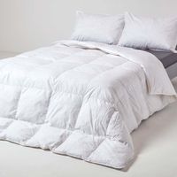 HOMESCAPES Goose Feather and Down 4.5 Tog King Size Summer Duvet