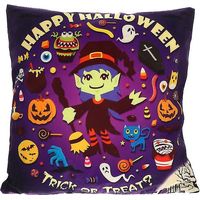 1 housse de coussin pour décoration d'Halloween