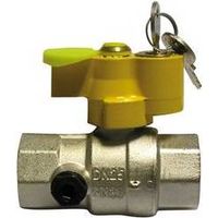 VALVOLA A SFERA GAS FF CON SERRATURA E PRESA PRESSIONE Misura: 1" DN 25
