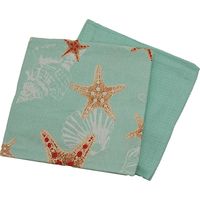 Brandani Oceano set 2 strofinacci cotone stelle marine e ape