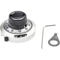 Bourns H-46-6A Tête de bouton rotatif noir (Ø x H) 46 mm x 24 mm 1 pc(s)