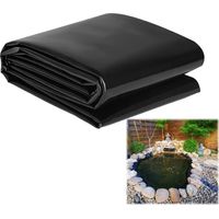Revêtement étang PEHD flexible 5 étangs poissons jardins matériau Tailles 0