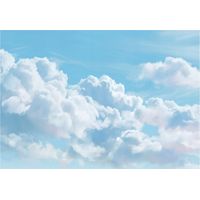 Fototapete Himmel Wolken Natur – Moderne Großformat Wandtapete 200x140 cm – Für Wohnzimmer & Schlafzimmer