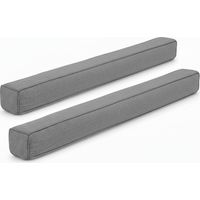 2er Set Zugluftstopper für Türen 90cm Levante, Grau
