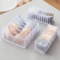 Faltbarer Schubladenorganizer – 1 Stück zur Aufbewahrung von Unterwäsche, Socken, Babykleidung, Krawatten, weiß