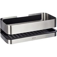 Blomus, 68941, Cestino per Doccia, Opaco, in Acciaio Inox, Nero