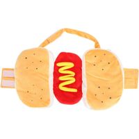 Robe en coton jaune pour chien chaud, vêtements pour hamburgers, fournitures de vêtements chauds pour chiens, jaune S