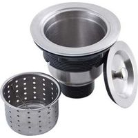 Kit d'assemblage de drain d'évier de cuisine avec panier de vidange d'évier de cuisine, bouchon d'évier et couvercle