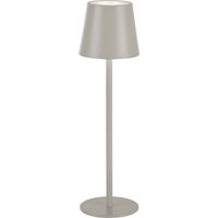 JUST LIGHT Lampe de table LED avec batterie 19250-40 gris-beige, 2,5 W, 320 lm, 3000 K, IP54