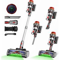 INLONG – Aspirateur balai sans fil 550W – 55 KPA – Autonomie 70 min – Technologie GreenEye – Brosse Motorisée Anti-Enchevêtrement – Filtre HEPA Lavable – Réservoir 1.6L