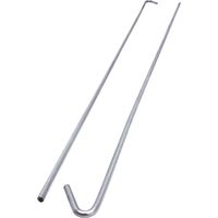 PROTEKTOR Abhängedraht mit Haken für Abhänger Trockenbau 100 Stück, Silber, Zubehör Deckenprofile, Made in Germany - 500mm