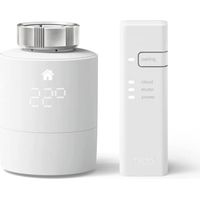 Tado Testa Termostatica Intelligente Kit di Base V3+ – Gestione intelligente del riscaldamento, facile installazione fai da te, compatibile con Alexa, Siri & Assistente Google