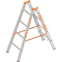 Layher Topic 1039 Sprossenstehleiter 2x4 Sprossen