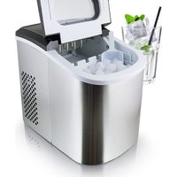 MS-Point Eiswürfelmaschine Eiswürfelbereiter Eiswürfel Ice Maker Eis Maschine Edelstahl