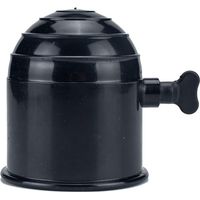 Kugelkopfabdeckung für Anhängerkupplung, 50 mm Universal-Kugelkopf-Schutzkappe für Anhängerkupplungskugel, Schwarz
