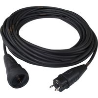 Schabus 300110 Strom Verlängerungskabel Schwarz 10.00 m H07RN-F 3G 1,5 mm²