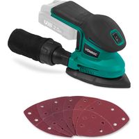 Ponceuse delta multifonction sans fil 20V – Sans batterie, ni chargeur – 6 feuilles abrasives incluses