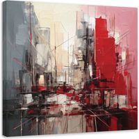 Quadro su tela, Architettura astratta della città - 60x60