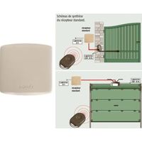1841022 – Récepteur radio pour motorisation de portails et garages – Compatible avec Somfy RTS – Installation facile et rapide