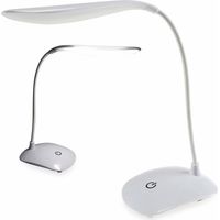CHILITEC Lampe de bureau LED 23107, avec interrupteur tactile, 6000K, blanc