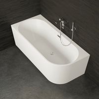 Vasca freestanding - Capri 170 gauche blanche - Bianco - 170 x76 x58 cm, by SPALINA