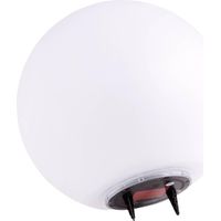 Heitronic Lámpara solar moderna blanca 178 mm IP44