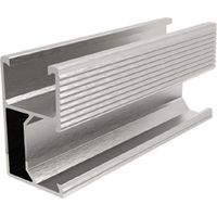 V-Tac – Profilés en aluminium argenté pour panneaux photovoltaïques – Longueur 2 m – Lot de 4 – Fixation robuste et durable