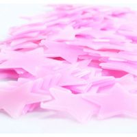100Pcs Gorgeous Night-luminous Fluorescent Glow Stars Stickers Home Decor Wall Sticker for Kids Bedr