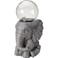 Orbe Elefante resina y cristal