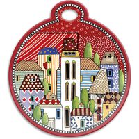Egan sottopentola Paese Mio ceramica rosso 17x19 cm