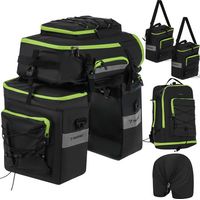 Sacoche de vélo étanche 65 L - Sacoche et sac à dos 3 en 1