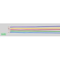 HELU 29376 Einzelader H05V-K 1 x 0.75 mm² Blau, Weiß 100 m