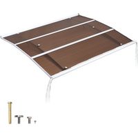 Auvent de Porte d'Entrée 100x120 cm Marquise de Porte