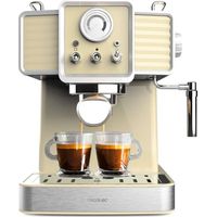 Cecotec – Cafetière italienne à dosettes en acier inoxydable 1350 W – Pompe italienne 20 bars – Buse vapeur orientable – Réservoir 1,5 L