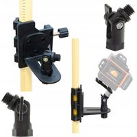 Adaptador Rosfix para nivel l谩ser Rosfix para pendientes + Soporte para poste para nivel l谩ser Rosfix