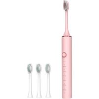 Brosse à dents électrique ultrasonique - Rose - Portable