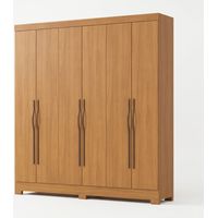 Armario 6 Puertas Wilsor - Natural Roble Canela