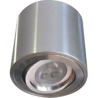 Basculante superficie circular aluminio rayado 50W
