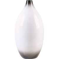 Dekovase BAEZA 46 cm Keramik Weiß