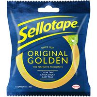 Sellotape 2928287 Original Golden Sticky Tape - 1 Roll 24mm x 50m SLT2928287