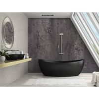 Retro Metallic Bathroom Shower Wall Panels Cladding PVC Waterproof 2400x1000mm
