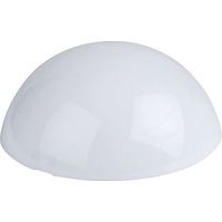 Vortice – Kit lumière translucide pour ventilateur de plafond – Globe en verre feuilleté – 2 ampoules E27 max 15W – Forme ronde – Couleur blanche