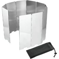 Pare-Vent Pliable Rechaud 10 Pièces, Pare-Vent de Camping pour Le Camping et la Randonnée,Superma