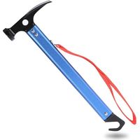Arrache-Piquets - Marteau à Piquets de Tente - Pour Camping Randonnée Caravane - Acier Carbone Aluminium - 1 Pièce