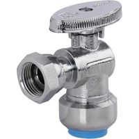 QUICK PLOMBERIE Eckventil Messing vernickelt WC Absperrventil QUICK PLOMBERIE