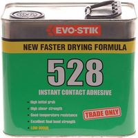 EVO-STIK 30813330 528 Instant Contact Adhesive 2.5 Litre EVO528212L