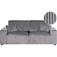 3-Sitzer SANDORA Cord Grau